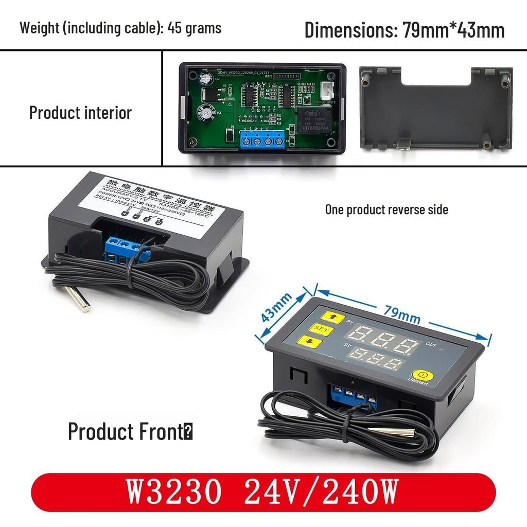 W3230 Precision Digital Temperature Control Module with Display