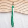 Handmade Cotton Rope Keychain Charm Colorful Braided Wristlet Keyring Soft Woven Key Rings Accessory for Men and Women