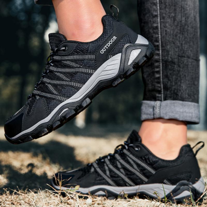 Весенне-летняя мужская и женская обувь для активного отдыха Сетчатая дышащая Нескользящая Парная обувь для хайкинга Низкие кроссовки для хайкинга
