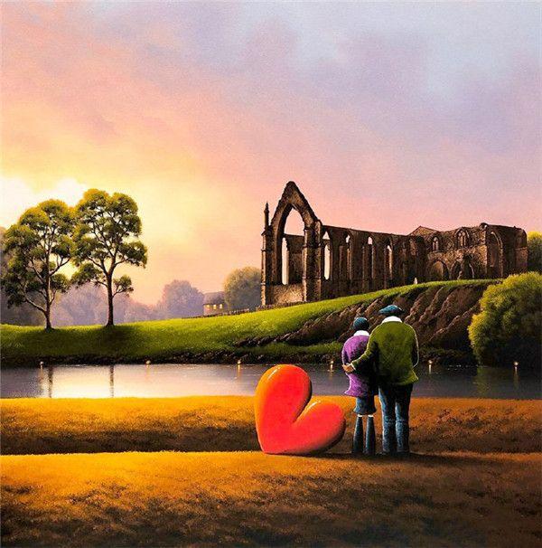 RUOPOTY Цифровая картина «сделай сам» Любовник Рисунок Картина Настенное искусство на холсте Цифровая ручная роспись Гостиная