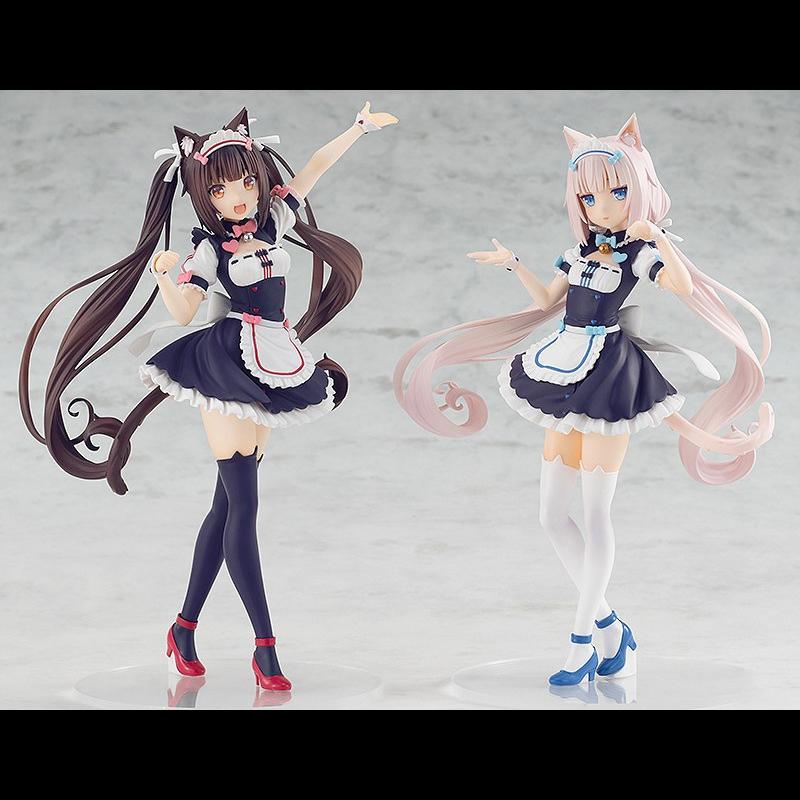 Фигурка Chocola Vanilla Ko из Nekopara Милые Модели Персонажей Настольные Украшения Модные Игрушки Кавайный Гаражный Набор Шасси Статуя Подарки