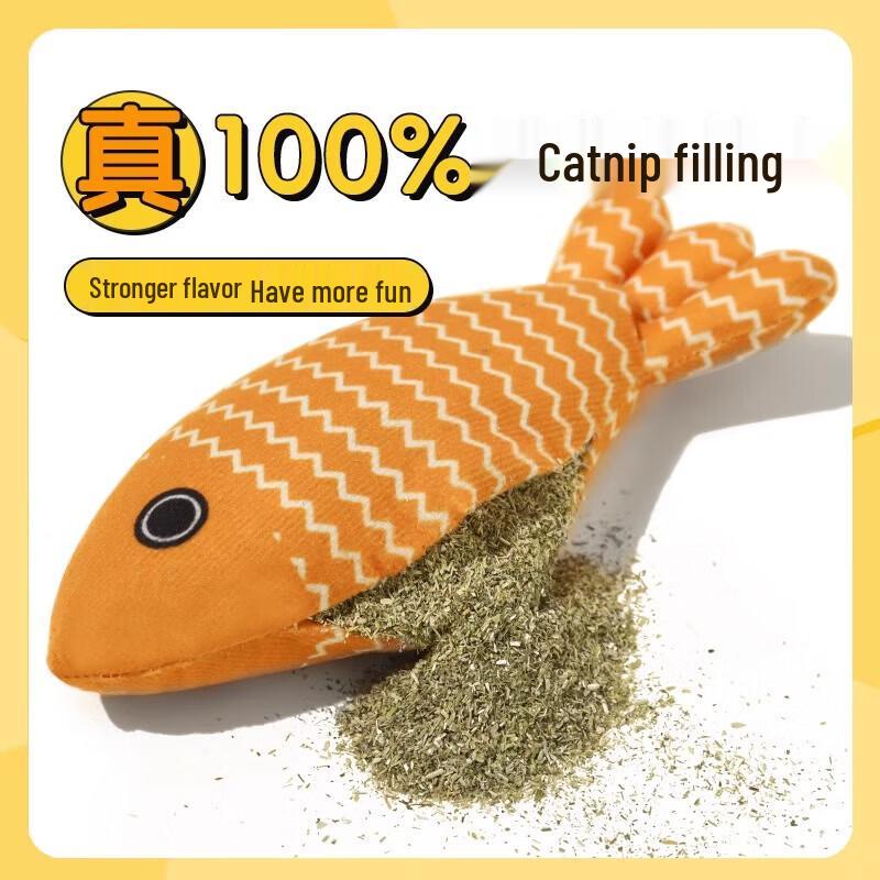 Hoopet Catnip Fish Toy