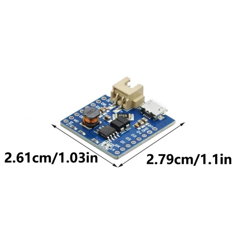 1/3Set 3.30V to 4.2V 18650 Charging Board TP5400 Boost Adapter For WEMOS Mini Batteries Boost Shield