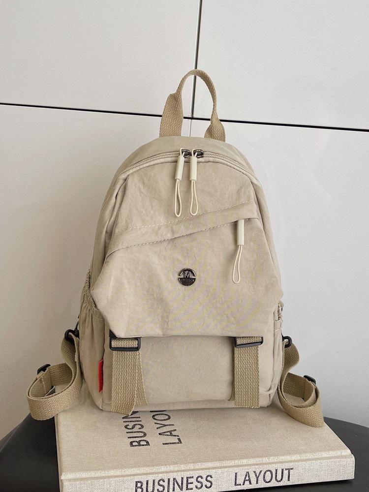 Простой ветрозащитный рюкзак большой вместимости для девочек, один рюкзак, четыре задних кармана, нагрудная сумка, мужской универсальный новый модный рюкзак на плечо