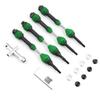 4 Pcs Rr Drive Shaft Steel Driveshaft CVD Replacement for   Slash Rustler Hoss   VXL 4X4 1/10 Remote control Car