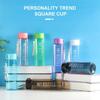500ml Summer Large Capacity Plastic Drinking Bottle Sports Water Cup Water Bottle Coffee Juice Cup