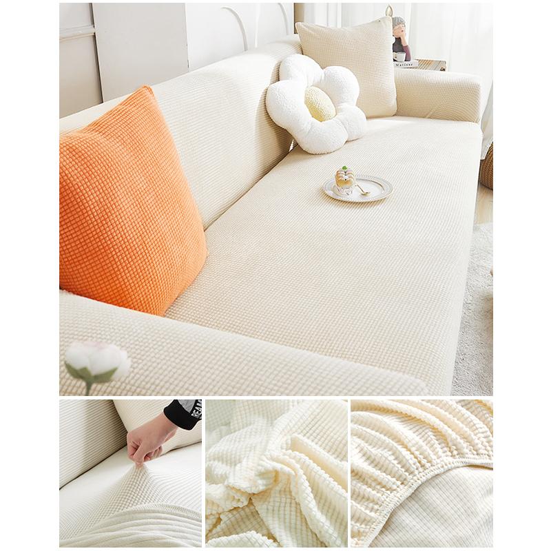Эластичный жаккардовый чехол для дивана, эластичный чехол для дивана, секционный L-образный чехол для дивана, угловой чехол для гостиной, 1/2/3/4 сиденья
