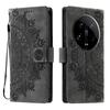 Чехол-книжка из PU-кожи с тиснением «Мандала» для Xiaomi 14 Ultra