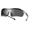 RevolutionSports RS Sports Sunglasses with Polarized Three Interchangeable Lenses Including Photochromic Prescription Lenses UV Asian Fit Lenses,