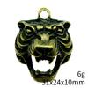 2025 Trend Charms Bulk Tiger Lion Wolf Charms Подвеска Сувенирная подвеска для творчества