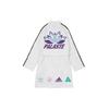 Palace X Adidas Originals Co-Branded Towel Robe With Striped Logo And Lotus Pattern Men Robe White H61826
