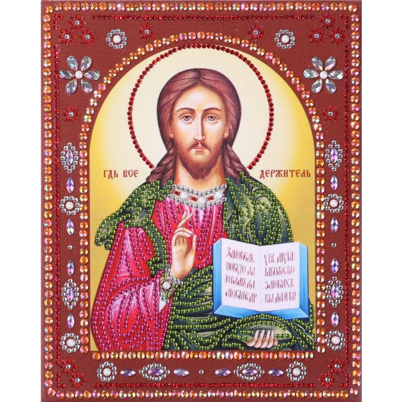 5D алмазная живопись Религиозный Полный Круглый Крест Новые Религиозные Иконы Алмазная Вышивка Полный Комплект Портрет 20*30 СМ