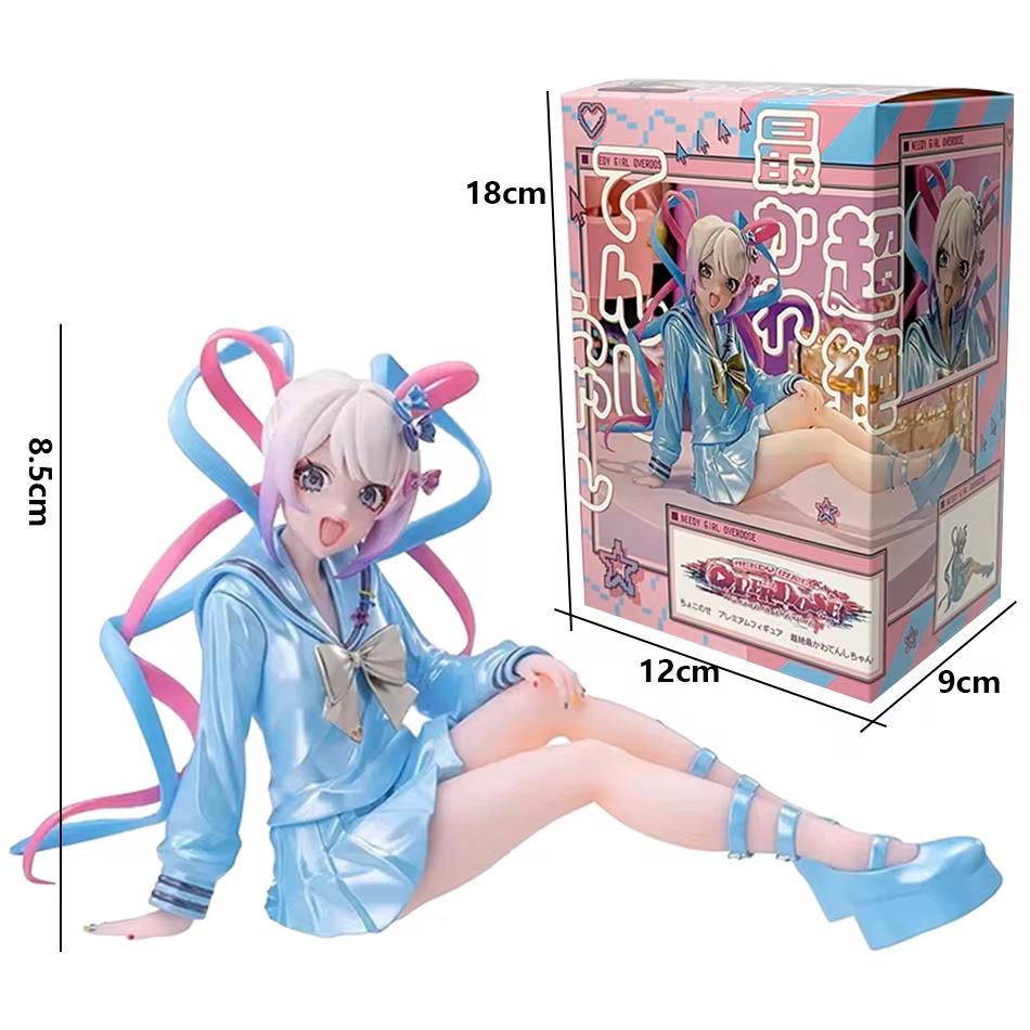 Фигурка Chokonose, Игрушка Модель Аниме ПВХ, Светящийся Орнамент Подарок, NEEDY GIRL OVERDOSE, В наличии