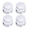4Pcs ATV Tire Wheel Hub Cap Electroplating Finish Center Wheel Hub Cap Cover for 8Inch 10inch 12inch 14inch Alloy