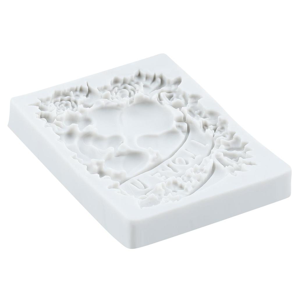 Силиконовая форма Сердце Цветок Роза Цветок Сердце Формы для мастики Инструменты для украшения торта Топпер для кекса Конфета Смола Глина Шоколад Форма для гампасты