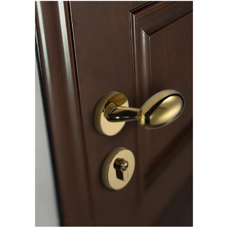 Golden Zinc Alloy Bedroom Door Lock Bathroom Lock Magnetic Suction Mute Room Door Handle Indoor Door Lock Split Door Handle Lock