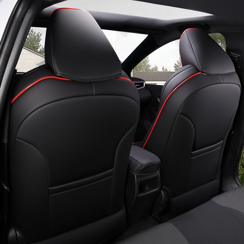 Роскошные кожаные чехлы на сиденья автомобиля для Toyota Select Corolla LEVIN 2019 -2025 Дышащие Легкая установка Автомобильные запчасти