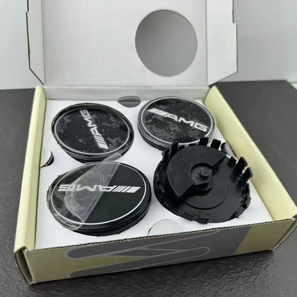 For Mercedes Benz amg 4pcs 75MM Floating Car Wheel Center Hub for Mercedes Benz AMG A C GLC GLA GLK GLE W205 W204 W203 W212 W211 W213 W210 W164