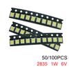 Лот 2835 1W 6V Чип для ремонта ЖК-телевизоров Led TV Backlight Strip Light Diode SMD LED