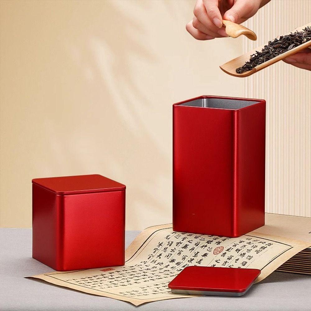 Tinplate Tea Jar Large Capacityf Sealed Tea Can Hiqh Quality Tea Tin for Home&Travel