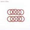 10PCS Silicone O RING For Coffee 43.6*35*4.3 Mm O-Ring VMQ Gasket Seal Thickness 4.3mm ORing Red Rubber