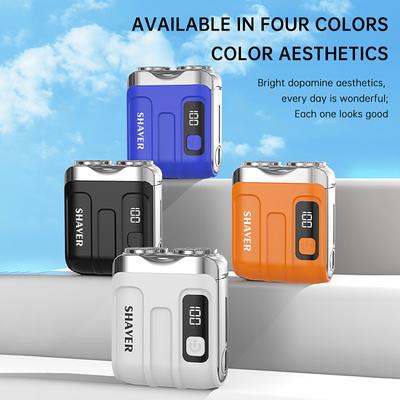 Электробритва R18 для багажа, бритва для бороды и портативный чемодан, портативная электрическая бритва, USB-зарядка, долговечная, для путешествий и дома