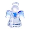 Heart Angel Statue Ornament Faceted Finish Angel Paperweight Crystal Angel Figurine  Tabletop Decor