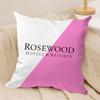 Классический бренд RRosewood Чехол для подушки HHotel Короткий плюш Двусторонний принт Квадратные декоративные наволочки для подушек Диван Домашний декор