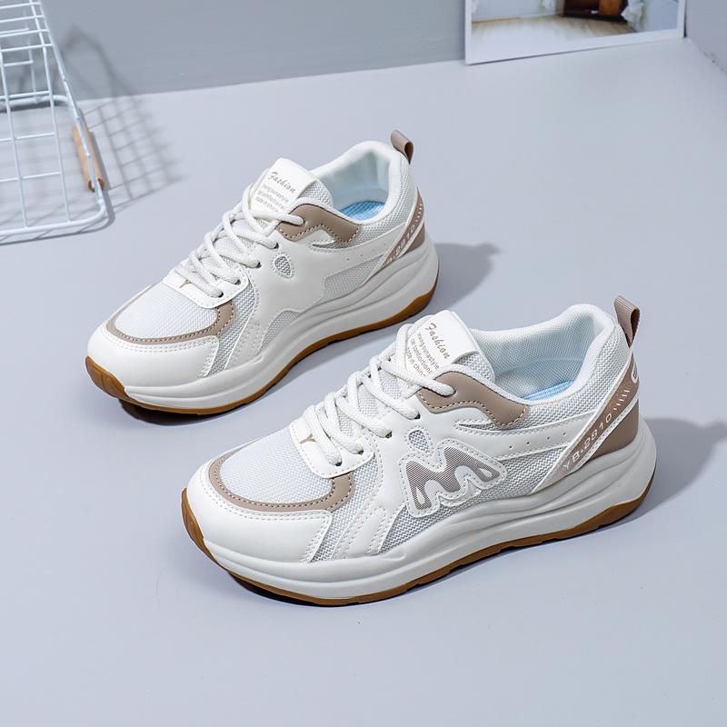 Ins корейская версия полых папьих туфель для женщин 2025 лето новые дышащие и легкие студенческие повседневные спортивные туфли YB6816