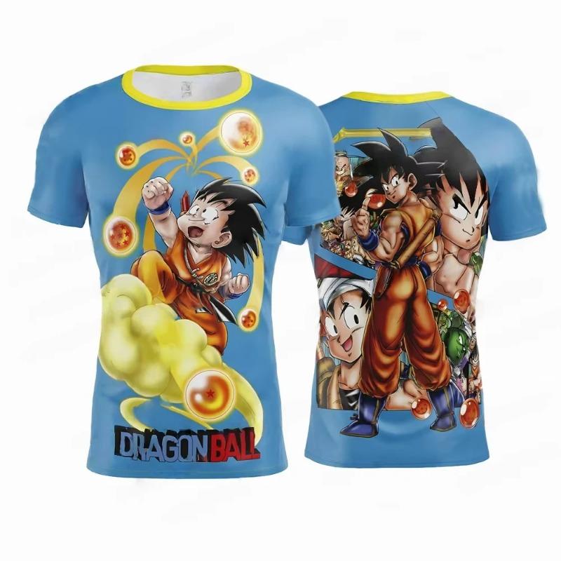 2026 Dragon Ball Goku Аниме Графическая Футболка Спортивная Мужская Футболка Детская