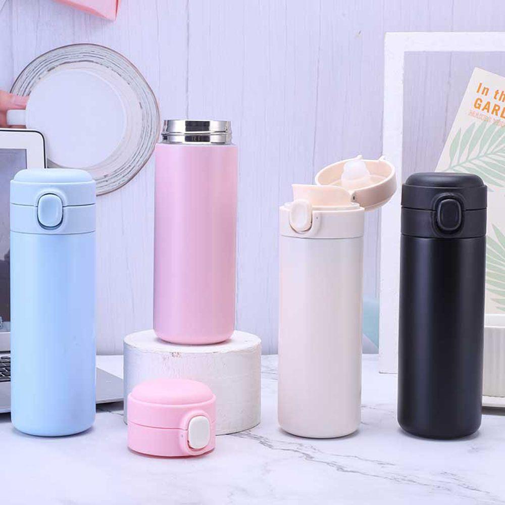 Steel Leak Proof Water Cup Bouncing Mug Pea Cup Thermal Cup Thermos Mug Water Bottle Vacuum Tumbler