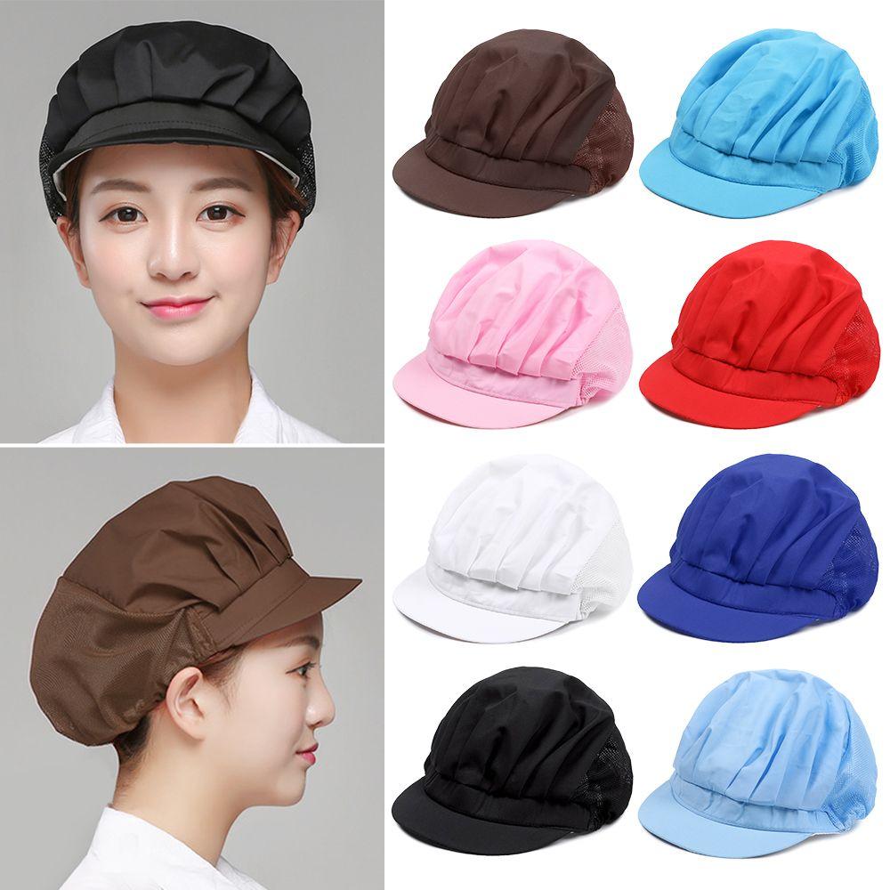 High Quality Work Wear Catering Canteen Restaurant Food Service Multifunction Useful Cook Hat Hair Nets Chef Cap
