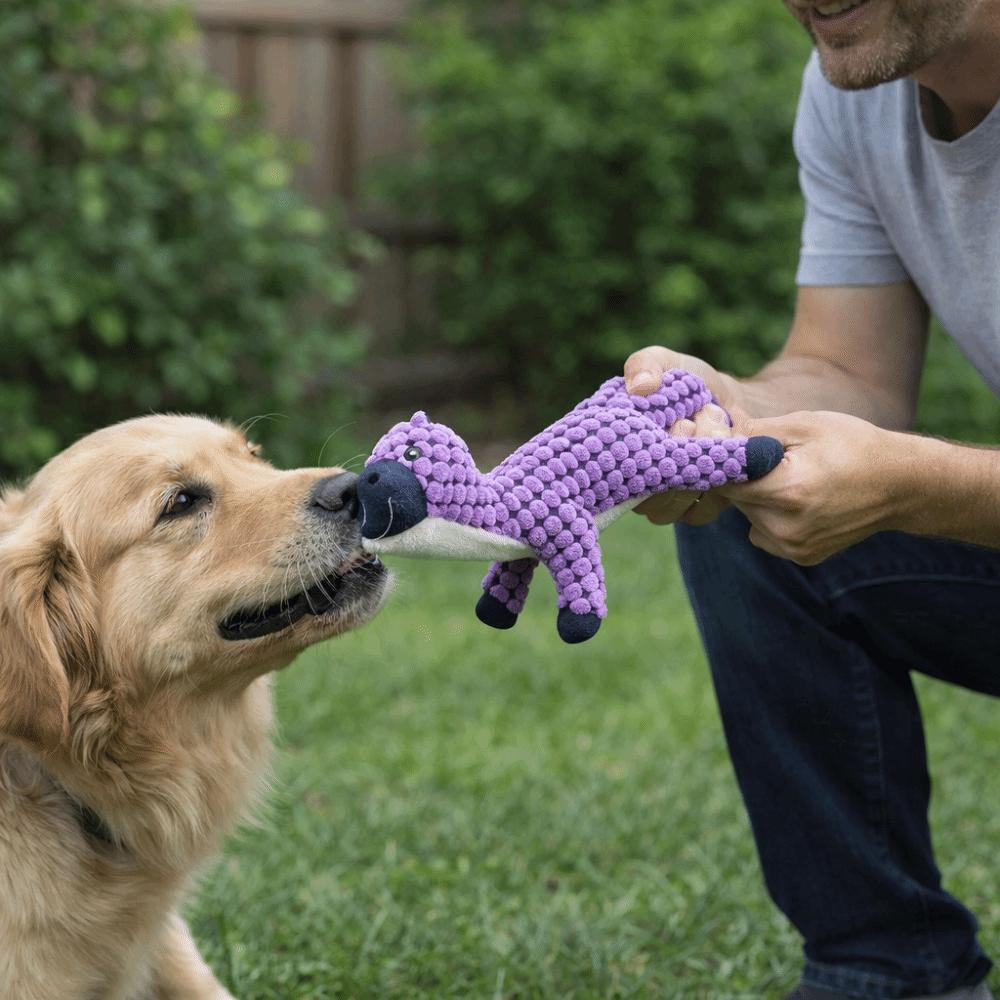 Dinosaur Shape Dog Chew Toys Bite-Resistant Puppy Molar Toy Teeth Grinding Toy Training Supplies