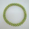 Rice Bead Woven Bracelet, Nepalese Ethnic Style Beaded Bracelet, Green Bracelet