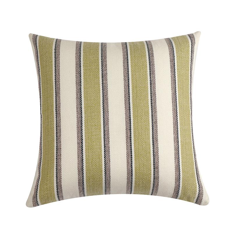 Льняная наволочка в широкую полоску, осенне-зимняя, в корейском стиле, наволочка для подушки, чехол для подушки, наволочка для гостиной, спальни