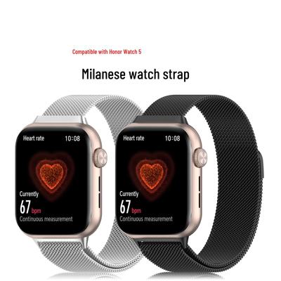 Ремешок из миланской магнитной металлической сетки для Honor Watch 5