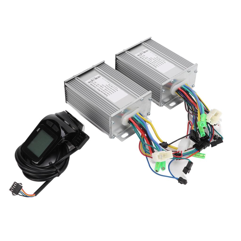 Комплект бесколлекторного контроллера для электровелосипеда/скутера 36 48 В 450 Вт, ЖК-инструмент, комплект контроллера с двойным приводом