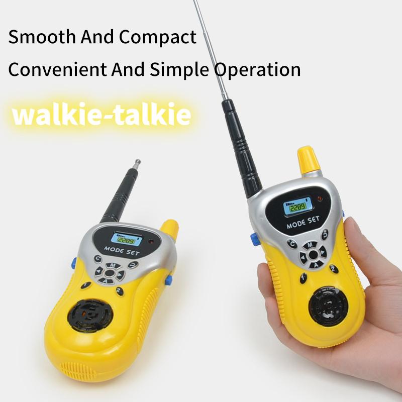 2-Piece Children's Walkie Talkie, Two-Way Remote Wireless Intercom, Universal Interactive Toy for Home