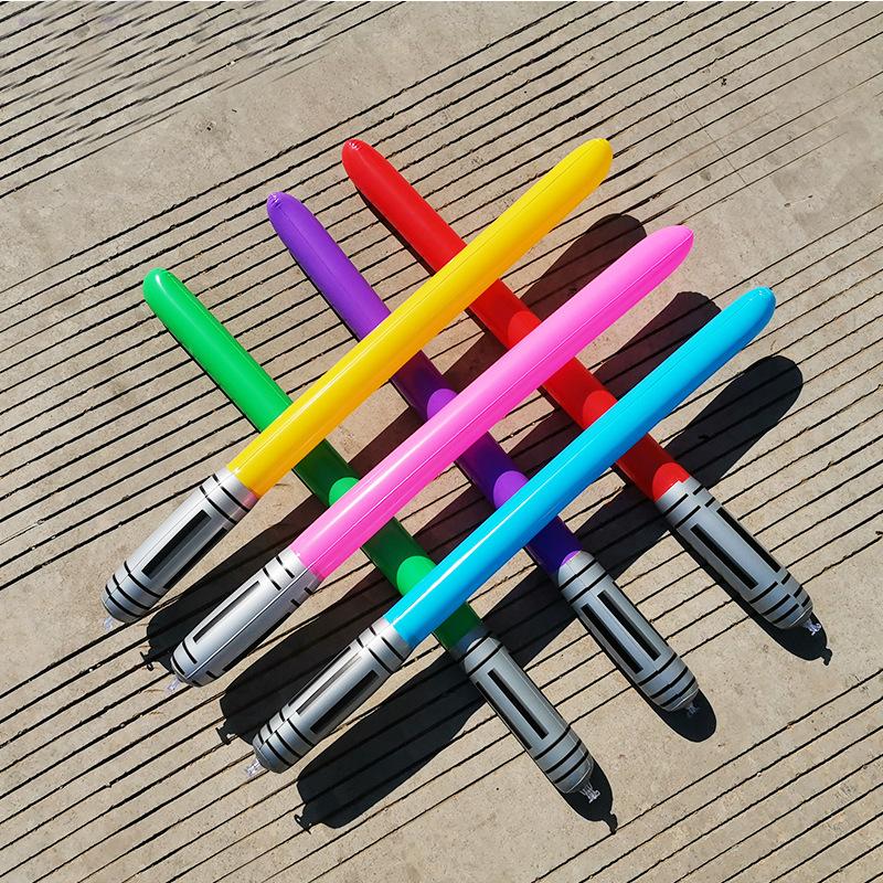 Новый детский надувной световой меч Лазерный меч Игрушка 100 см Надувная палка ПВХ Надувной меч для детей Подарок