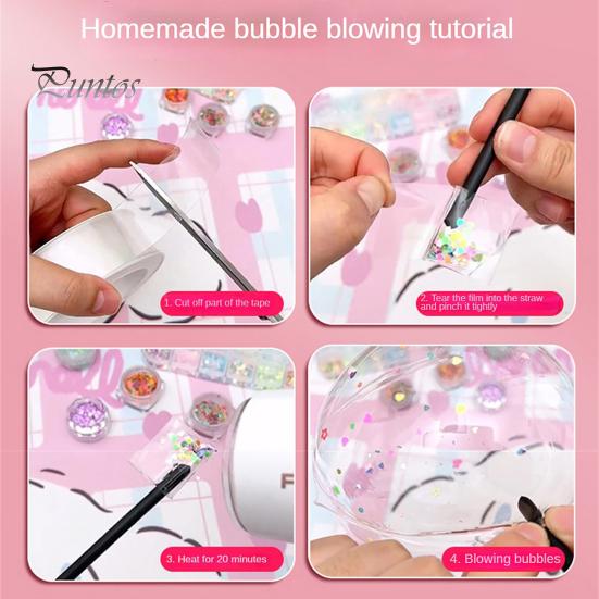 Нанометровая лента, набор пузырей, детская блестящая глина, ручная работа, сделай сам, сжимающая пузырьковая декомпрессионная игрушка, игрушка для облегчения тревоги