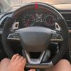 Замшевый чехол на руль автомобиля из углеродного волокна для Seat Leon Cupra Leon ST Cupra Leon ST Cupra Ateca Cupra Ateca FR Car