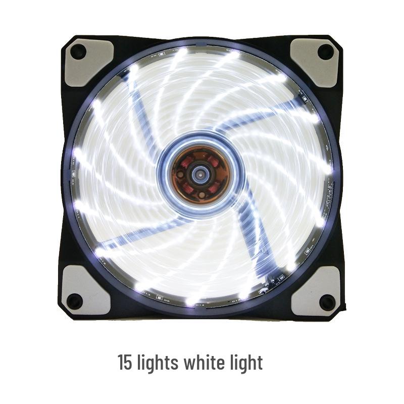 12 см RGB LED ультра-тихий вентилятор охлаждения корпуса настольного компьютера