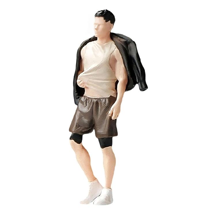 Миниатюрная фигурка кукла, смоляная фигурка, масштаб 1/64, с высокой детализацией, для моделистов и декораций