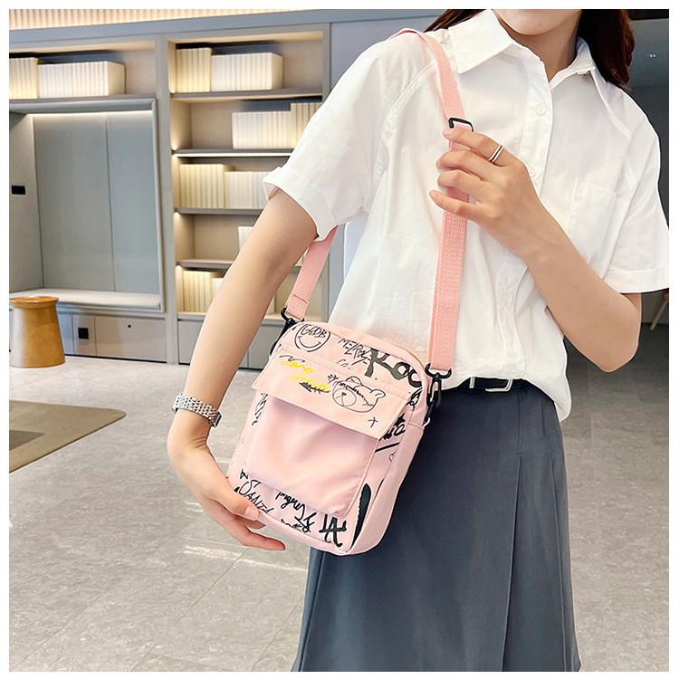 Crafty Small Crossbody Bag With Nylon Material For Daily Casual Use