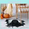 Halloween Scary Wall Breaking Female Ghost Living Room Home Stickers Decor