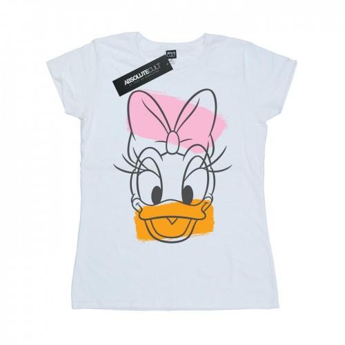 Disney Womens/Ladies Daisy Duck Head Cotton T-Shirt