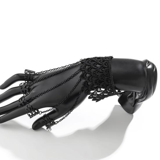 Браслет на палец в стиле готический призрак, браслет-кольцо в стиле панк-гвоздь, регулируемый коготь на палец, браслет варежки с готическим призраком