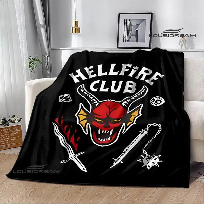Eddie Munson Printed Flannel Throw Blanket Soft  Cozy for Home Travel Bedding Perfect Birthday Gift