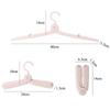 Folding Clothes Rack Portable Hangers Travel Outdoor Non-Slip Telescopic Drying Save Wardrobe Space Organizer Storage Household