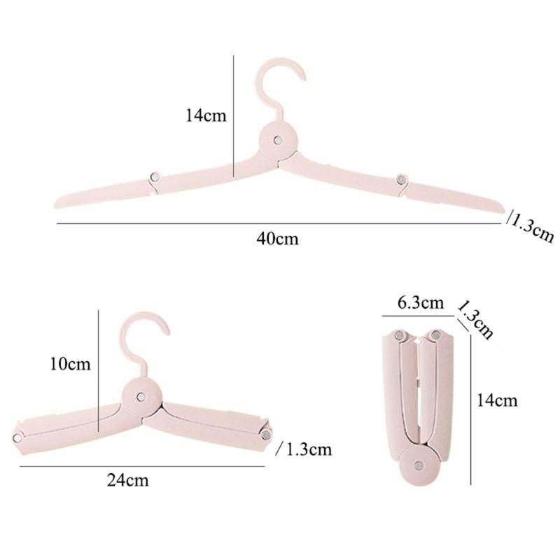 Folding Clothes Rack Portable Hangers Travel Outdoor Non-Slip Telescopic Drying Save Wardrobe Space Organizer Storage Household
